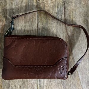 Genuine leather FRYE wristlet